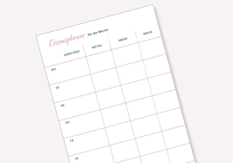 New Mum Essensplaner