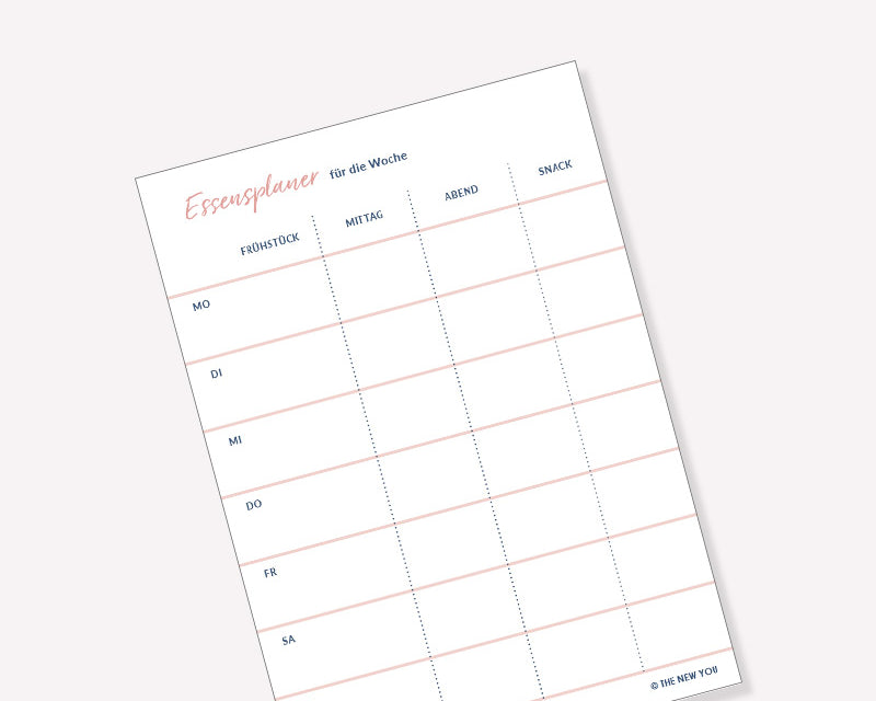 New Mum Essensplaner